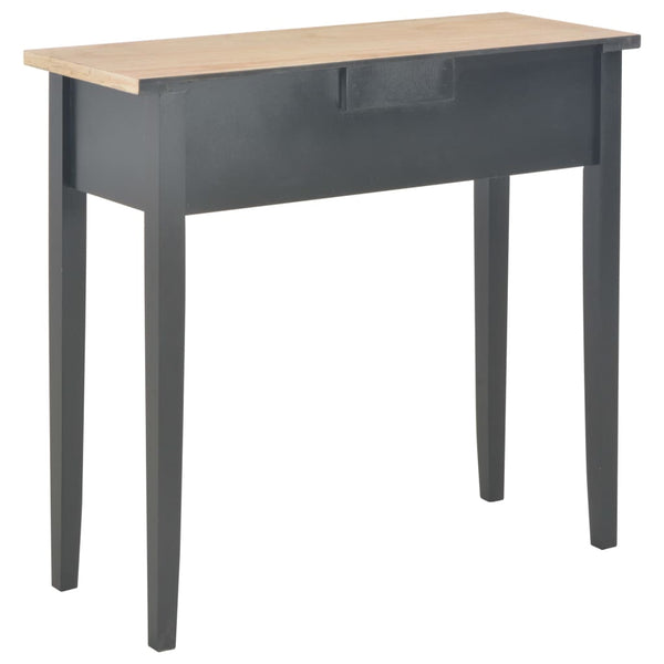 Frisiertisch Konsolentisch Schwarz 79x30x74 cm Holz