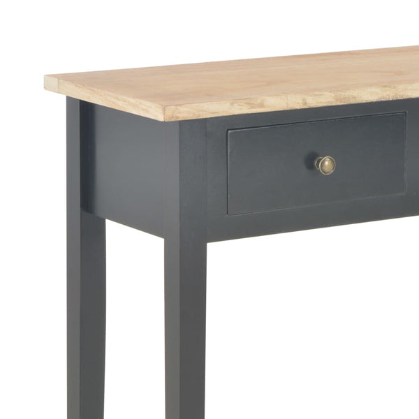 Frisiertisch Konsolentisch Schwarz 79x30x74 cm Holz