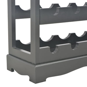 Weinschrank Schwarz 70 x 22,5 x 70,5 cm MDF