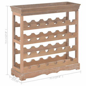 Weinschrank Braun 70 x 22,5 x 70,5 cm MDF