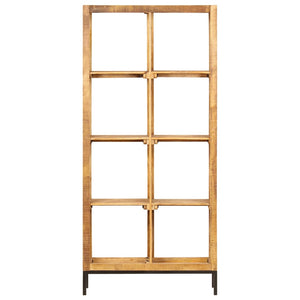 Bücherregal 80x25x175 cm Massivholz Mango