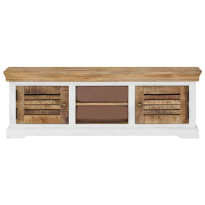 TV-Schrank 118x30x40 cm Massivholz Mango