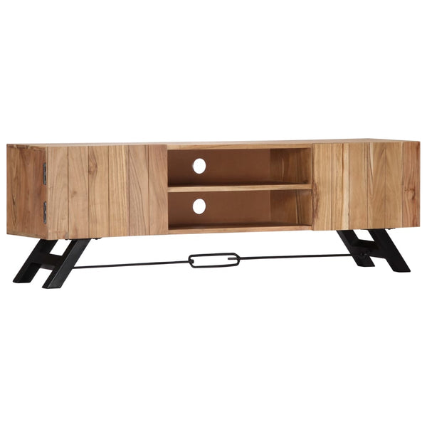 TV-Schrank 140x30x45 cm Massivholz Akazie