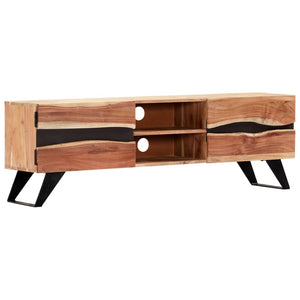 TV-Schrank 140x30x45 cm Massivholz Akazie