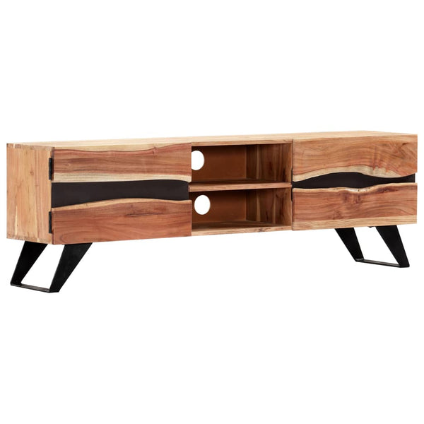 TV-Schrank 140x30x45 cm Massivholz Akazie