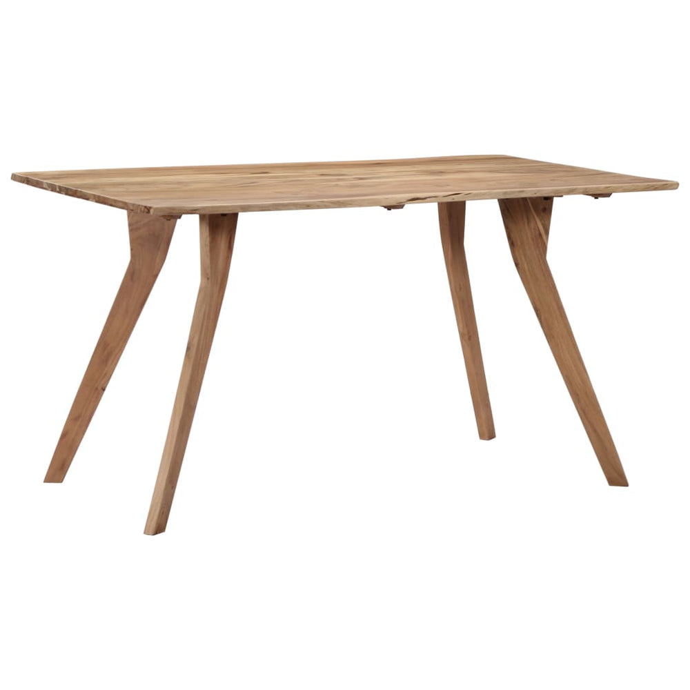 vidaXL Table de salle à manger 140 x 80 x 76 cm Bois d'acacia massif
