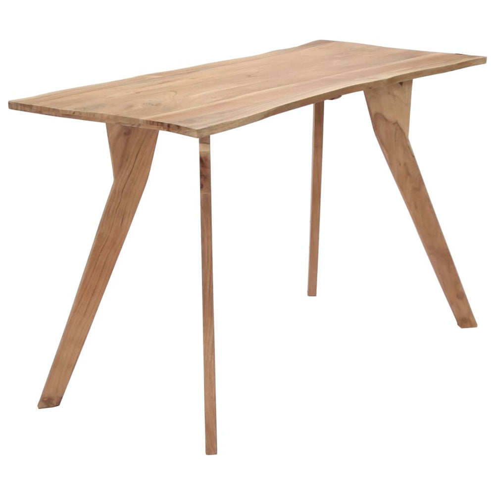 vidaXL Table de salle à manger 120 x 58 x 76 cm Bois d'acacia massif