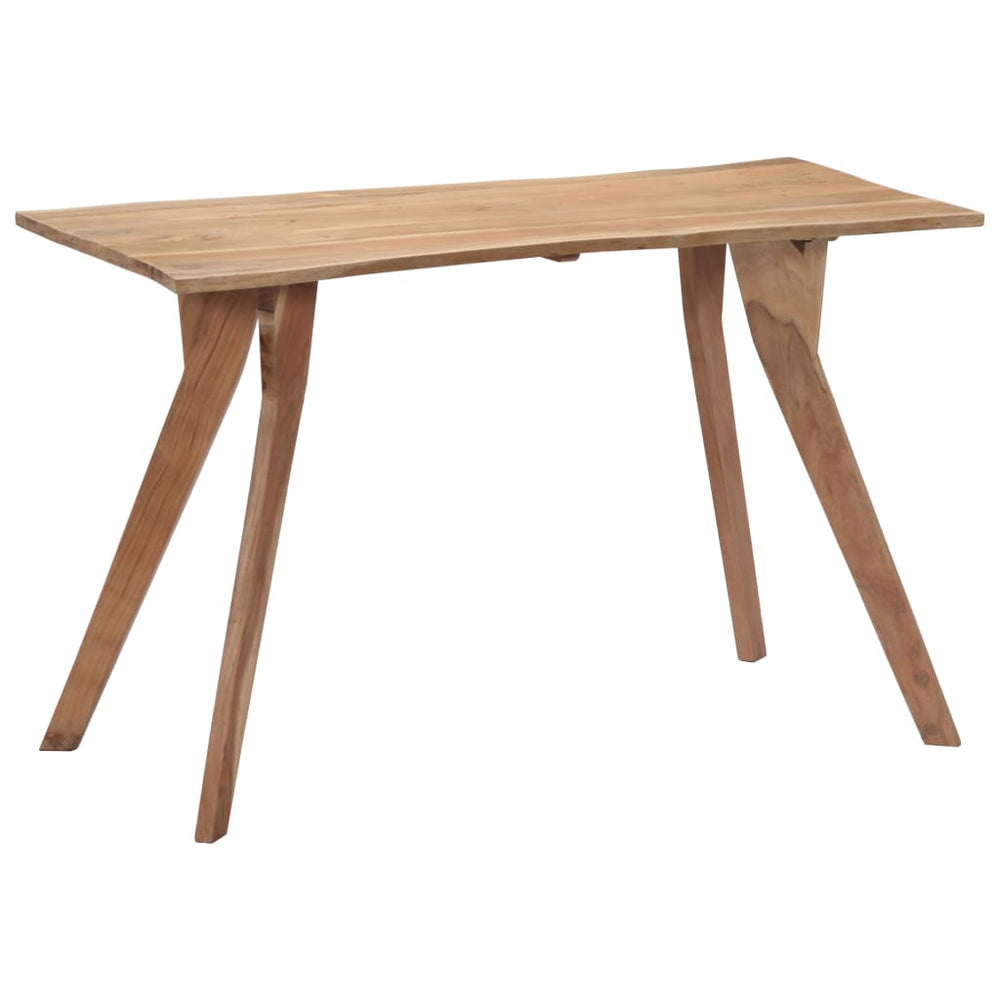 vidaXL Table de salle à manger 120 x 58 x 76 cm Bois d'acacia massif