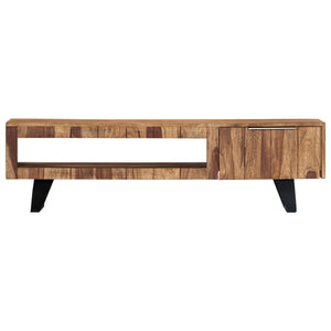 TV-Schrank 140×30×40 cm Massivholz Akazie
