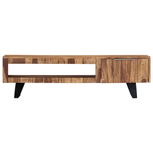 TV-Schrank 140×30×40 cm Massivholz Akazie