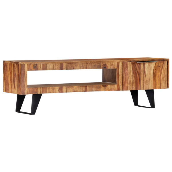 TV-Schrank 140×30×40 cm Massivholz Akazie