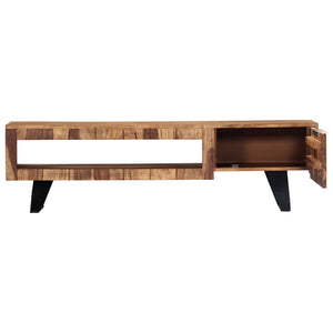 TV-Schrank 140×30×40 cm Massivholz Akazie