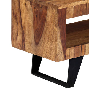 TV-Schrank 140×30×40 cm Massivholz Akazie