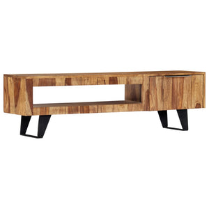 TV-Schrank 140×30×40 cm Massivholz Akazie
