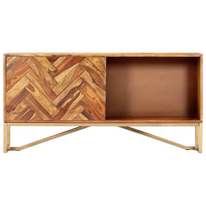 Sideboard 118x30x60 cm Massivholz Akazie