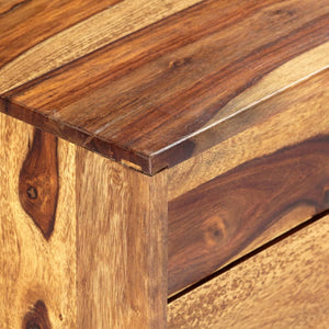 Sideboard 118x30x60 cm Massivholz Akazie