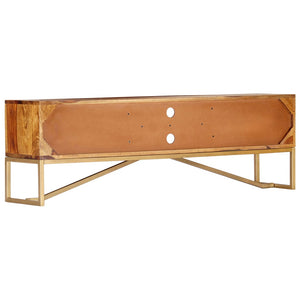 TV-Schrank 140x30x45 cm Massivholz Akazie