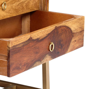 TV-Schrank 140x30x45 cm Massivholz Akazie
