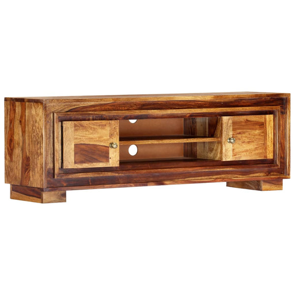 TV-Schrank 118x30x40 cm Massivholz Akazie