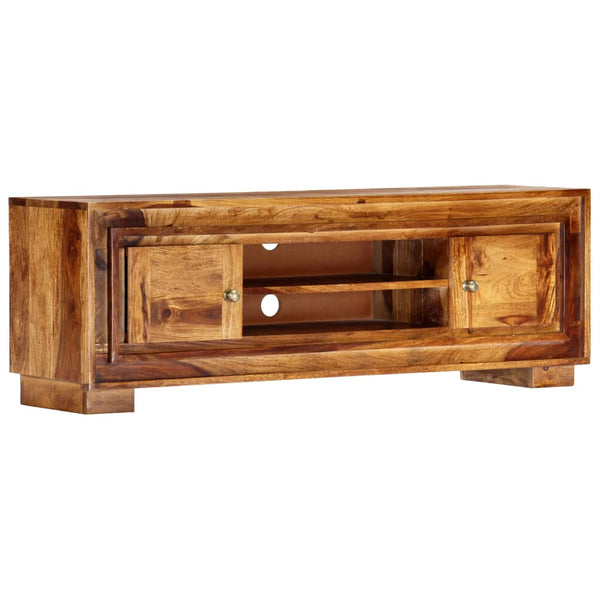 TV-Schrank 118x30x40 cm Massivholz Akazie
