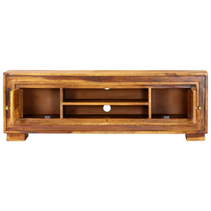 TV-Schrank 118x30x40 cm Massivholz Akazie