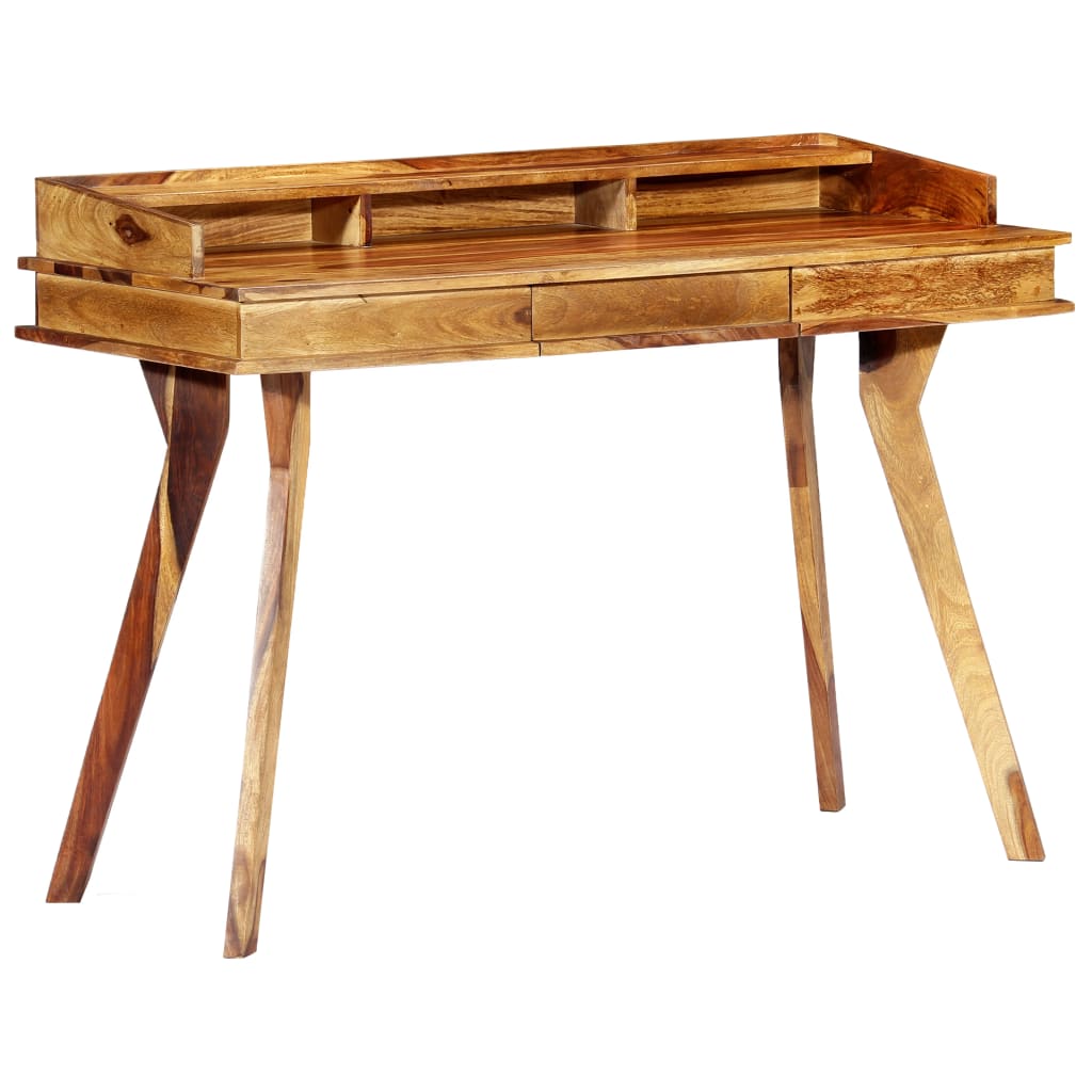 vidaXL Bureau 115 x 50 x 85 cm Bois d'acacia massif