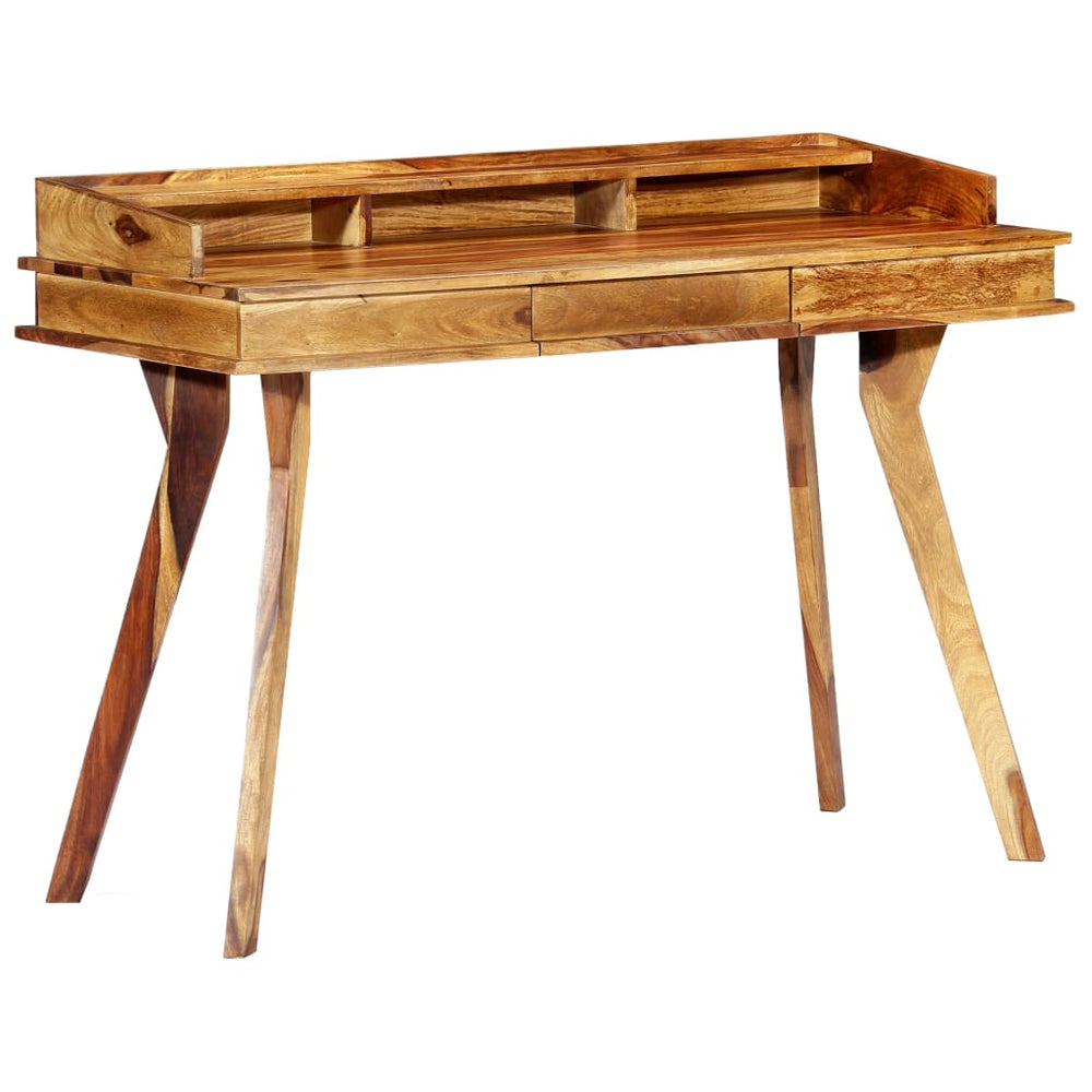 Schreibtisch 115 x 50 x 85 cm Massivholz Akazie