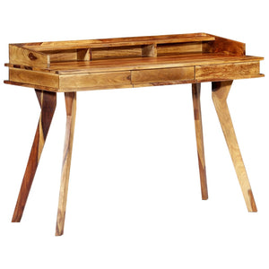 Schreibtisch 115 x 50 x 85 cm Massivholz Akazie