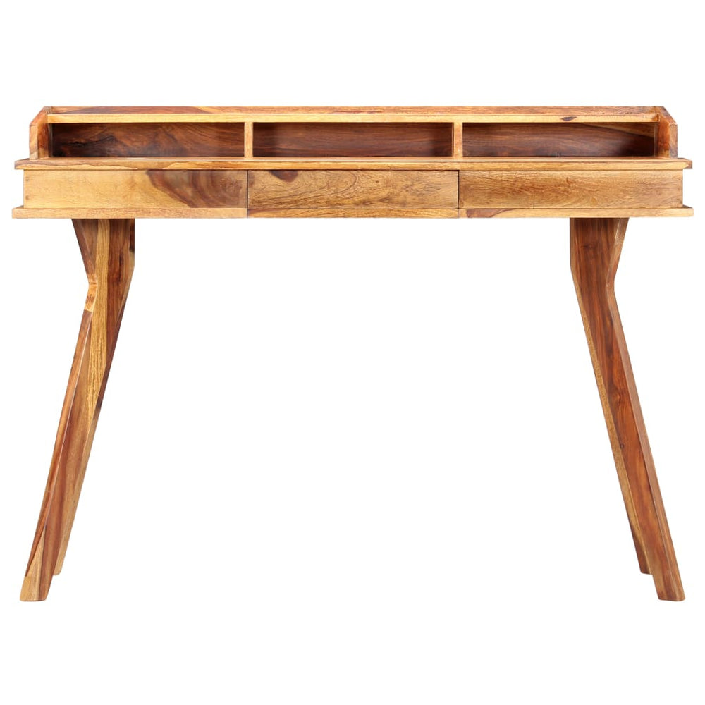 Schreibtisch 115 x 50 x 85 cm Massivholz Akazie