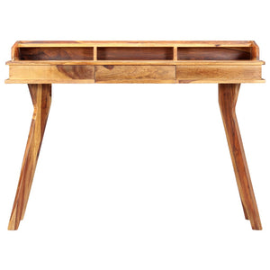 Schreibtisch 115 x 50 x 85 cm Massivholz Akazie