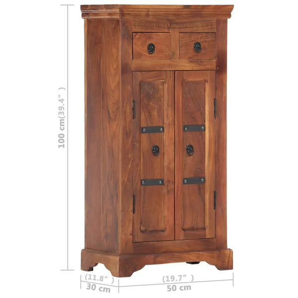 Sideboard 50×30×100 cm Massivholz Akazie
