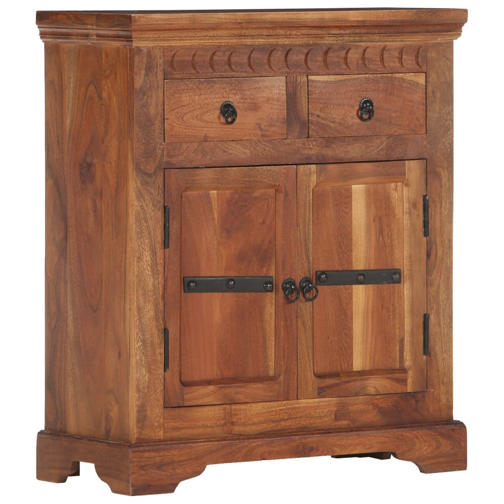 vidaXL Sideboard 63x30x75 cm Solid Acacia Wood