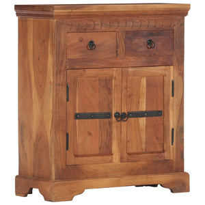 Sideboard 63x30x75 cm Massivholz Akazie