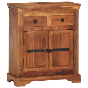 Sideboard 63x30x75 cm Massivholz Akazie