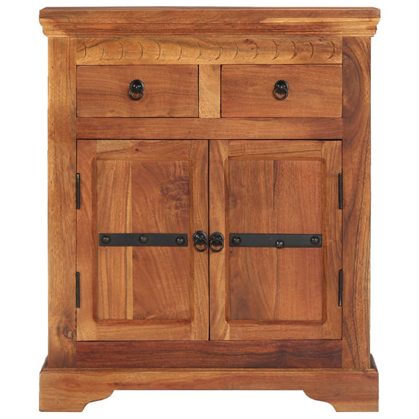 Sideboard 63x30x75 cm Massivholz Akazie