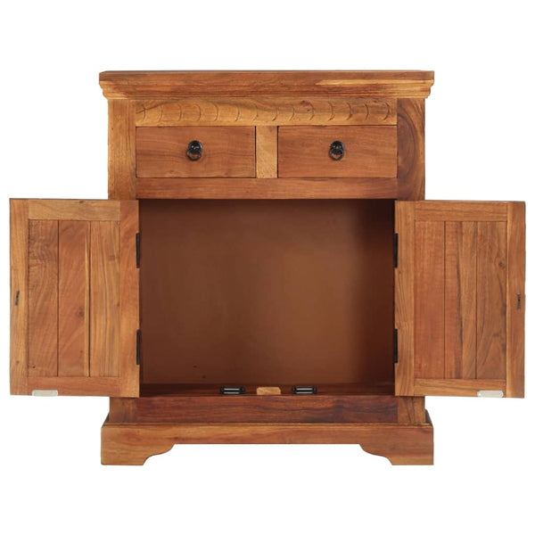 Sideboard 63x30x75 cm Massivholz Akazie