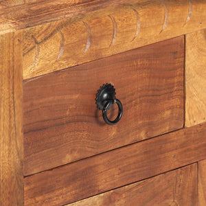 Sideboard 63x30x75 cm Massivholz Akazie