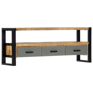 TV-Schrank 130 x 30 x 50 cm Massivholz Mango
