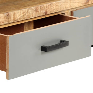 TV-Schrank 130 x 30 x 50 cm Massivholz Mango