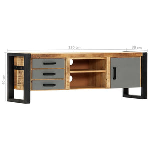 TV-Schrank 120x30x40 cm Massivholz Mango
