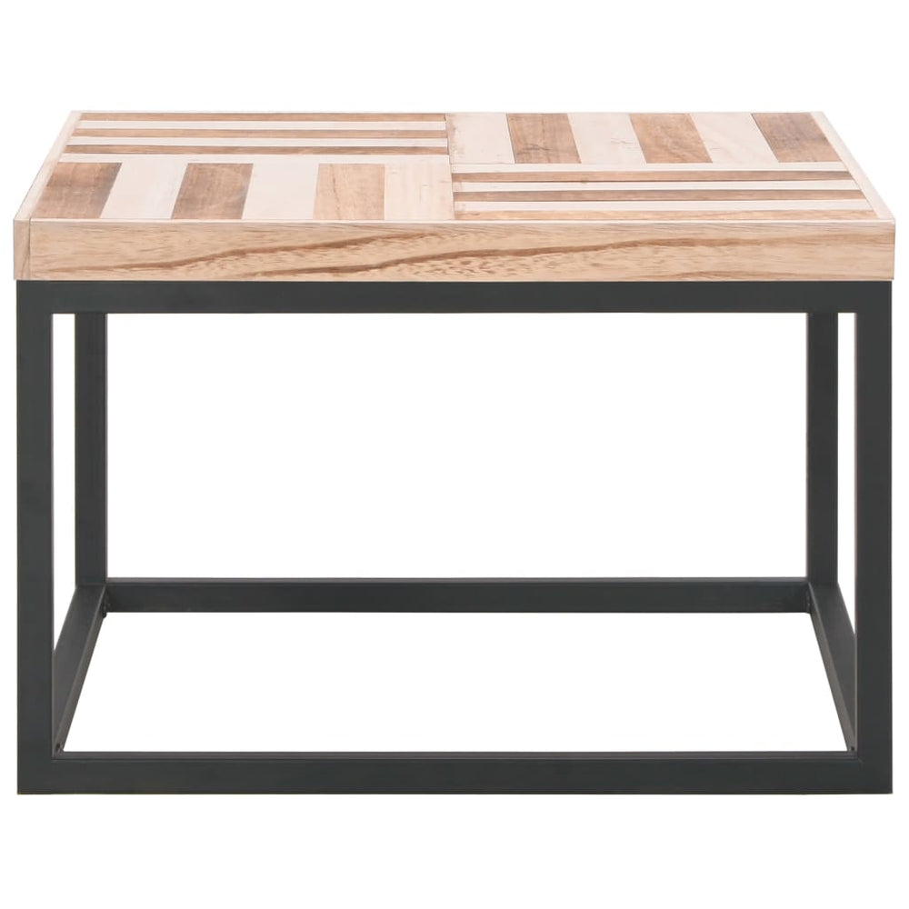 Couchtisch 50×50×33,5 cm Massivholz