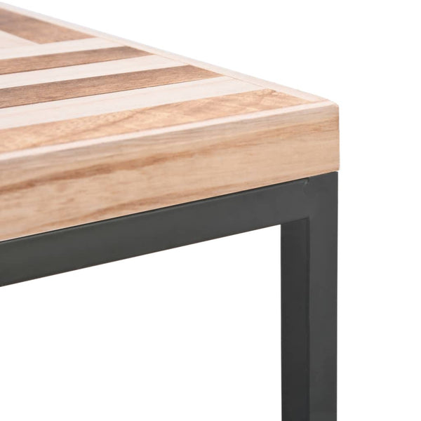 Couchtisch 50×50×33,5 cm Massivholz