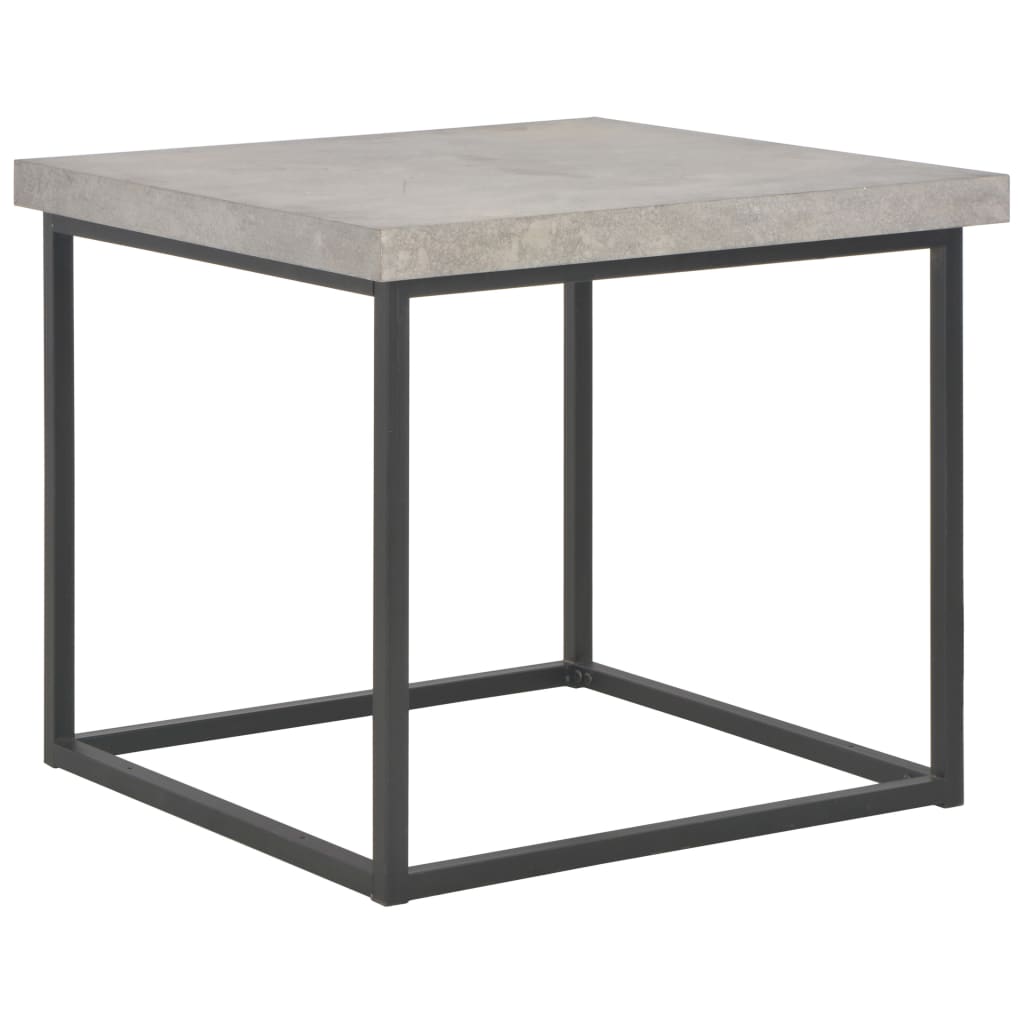 vidaXL Table basse 55x55x53 cm effet béton