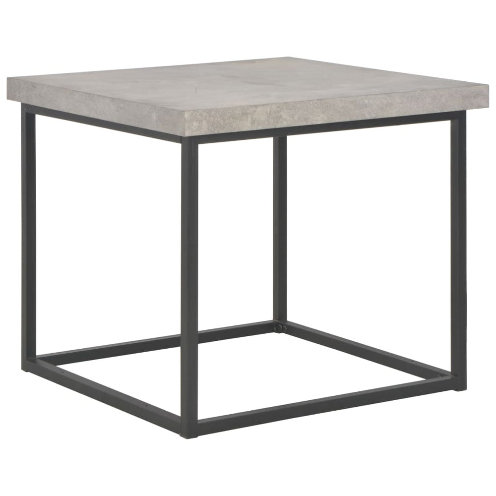 vidaXL Table basse 55x55x53 cm effet béton