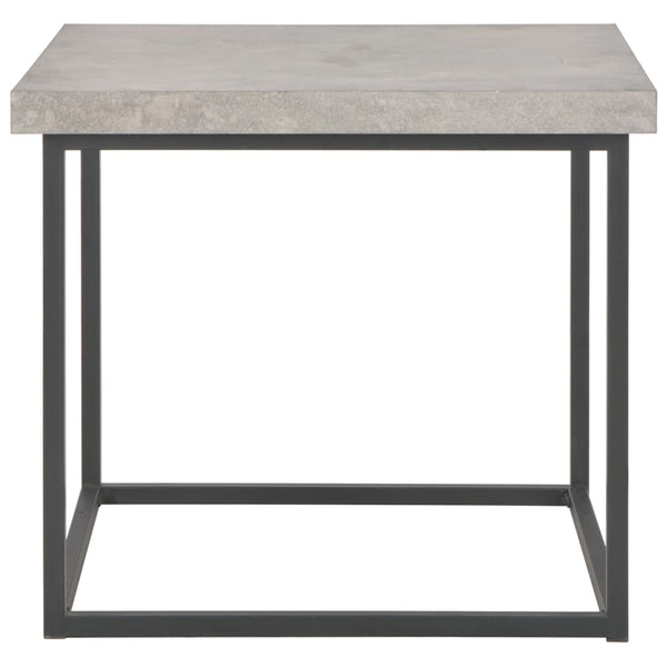 vidaXL Table basse 55x55x53 cm effet béton
