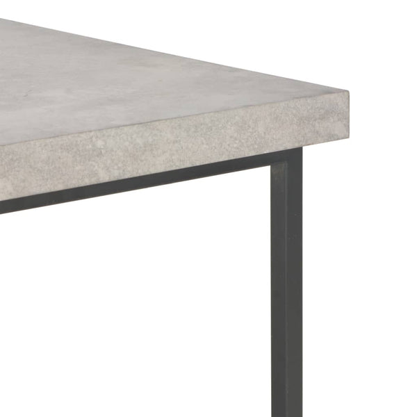 vidaXL Table basse 55x55x53 cm effet béton