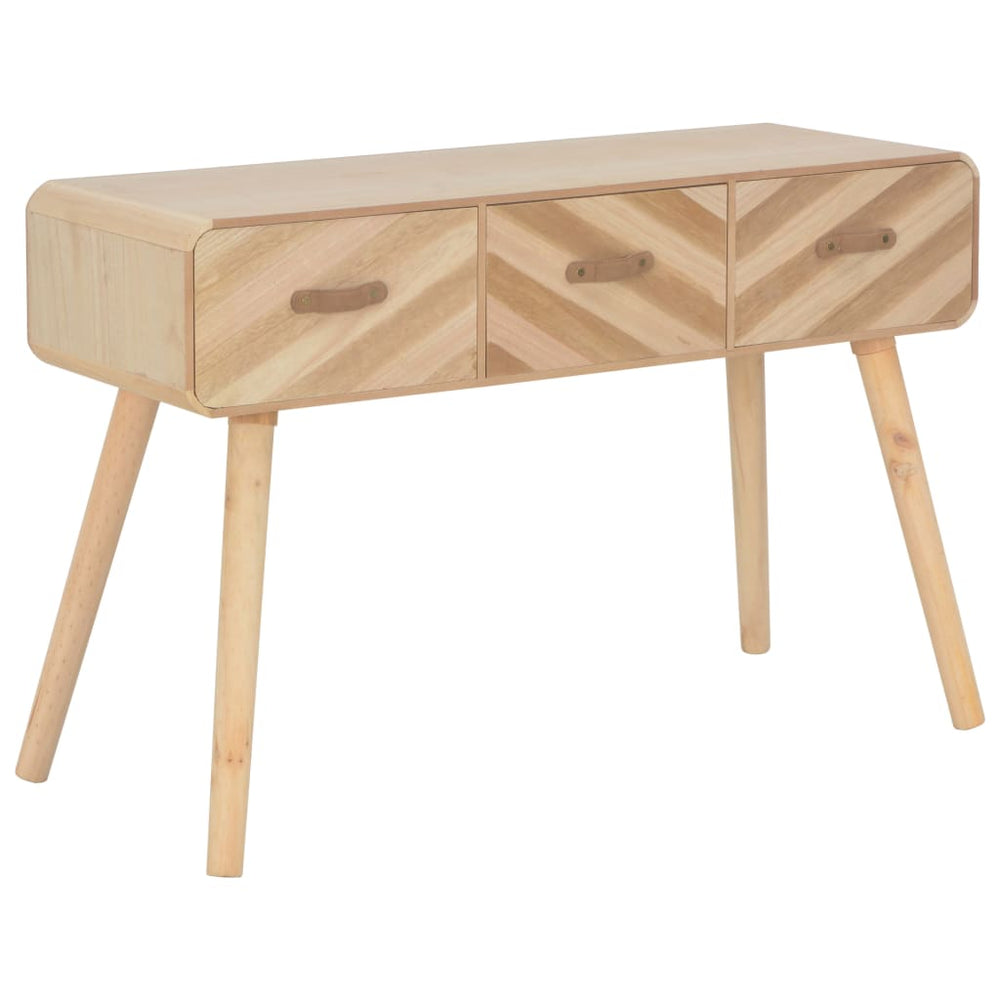 Konsolentisch 100x35x68 cm Massivholz