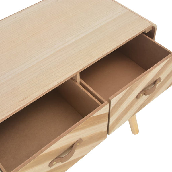 Konsolentisch 100x35x68 cm Massivholz