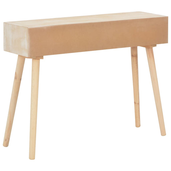 vidaXL Console 3 tiroirs 100x30x73 cm en pin massif