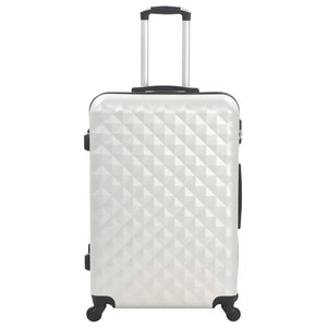 ABS Trolley Set 3-teilig Hell Silber